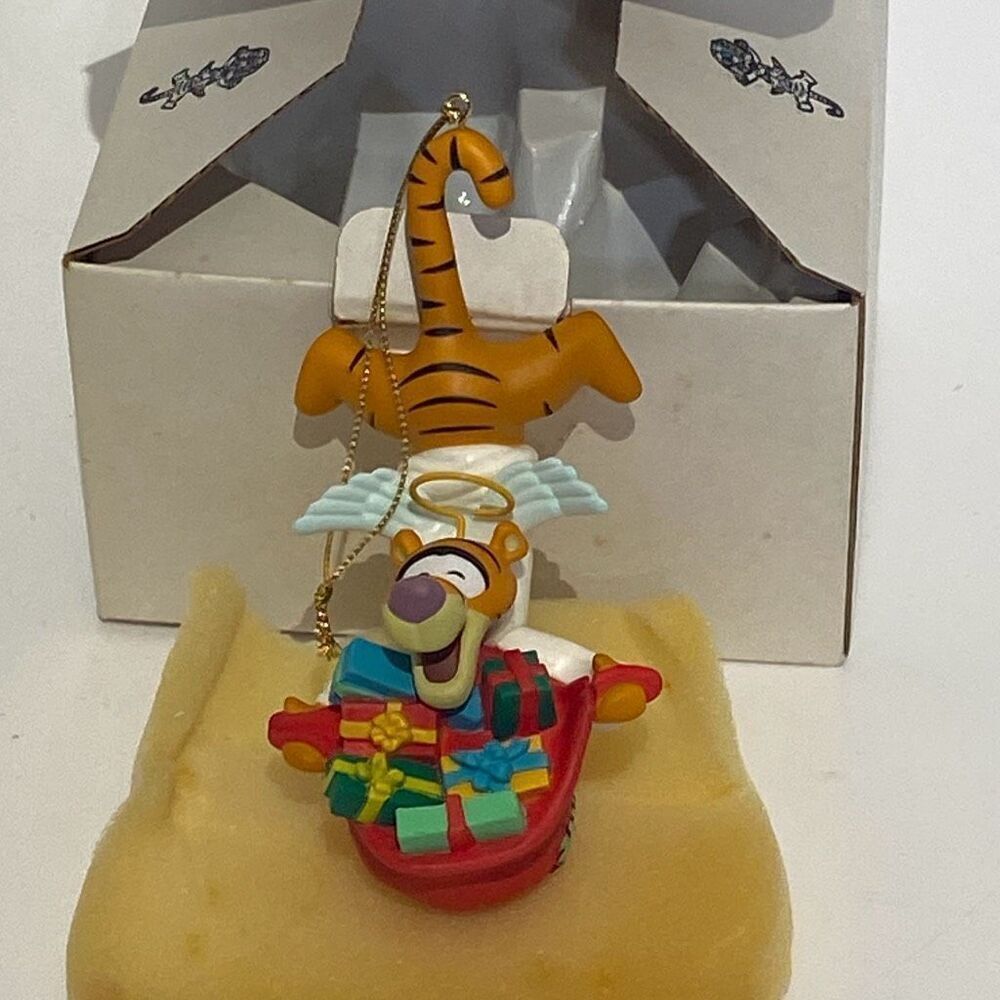 Disney‎ Angel Tigger Gifts Winnie The Pooh Holiday Collectible Hanging Ornament